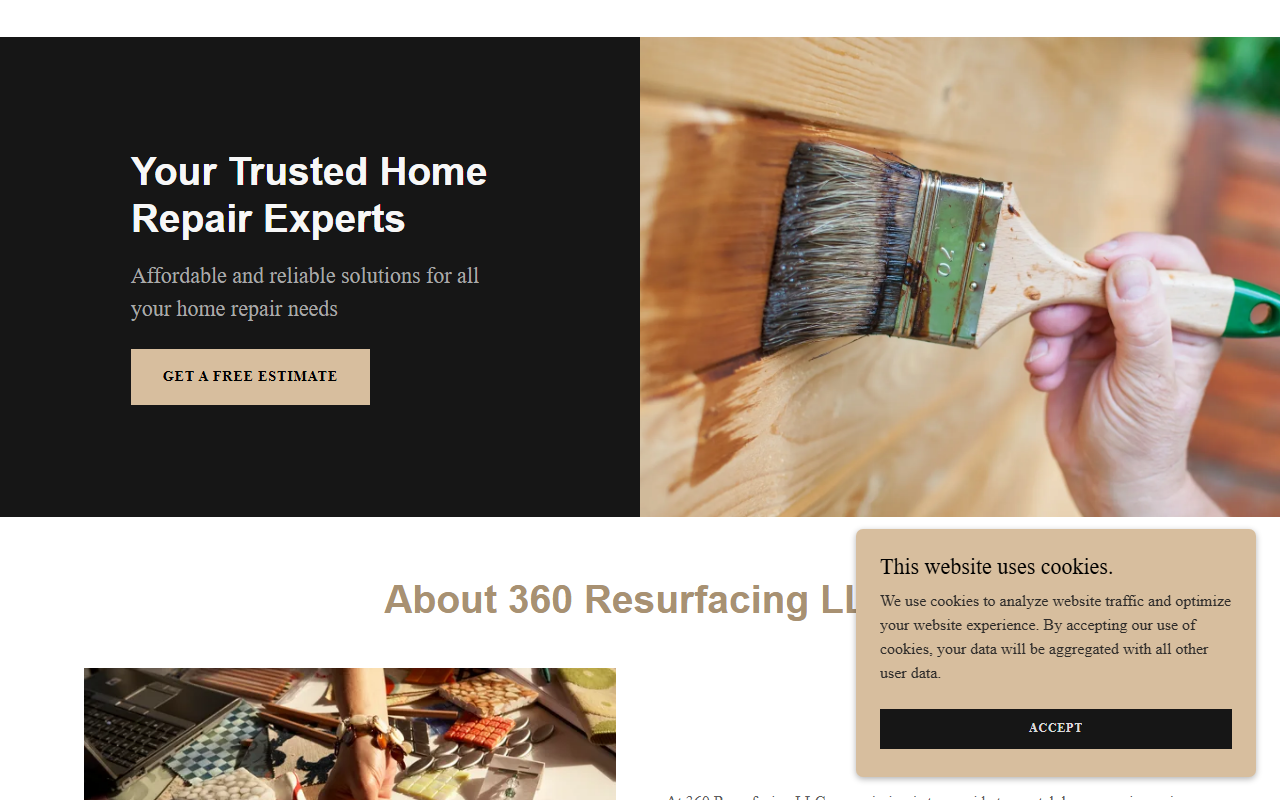 360resurfacing.com screenshot
