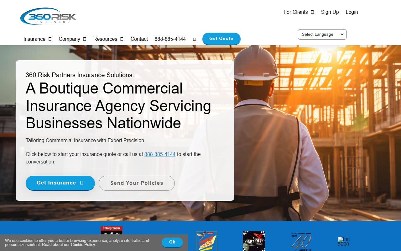 360riskpartners.com screenshot