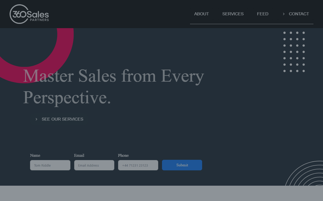 360salespartners.com screenshot