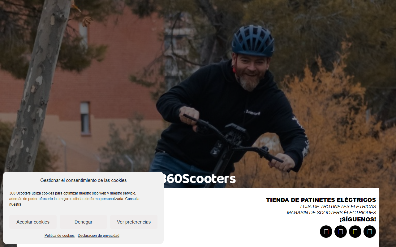 360scooters.com screenshot