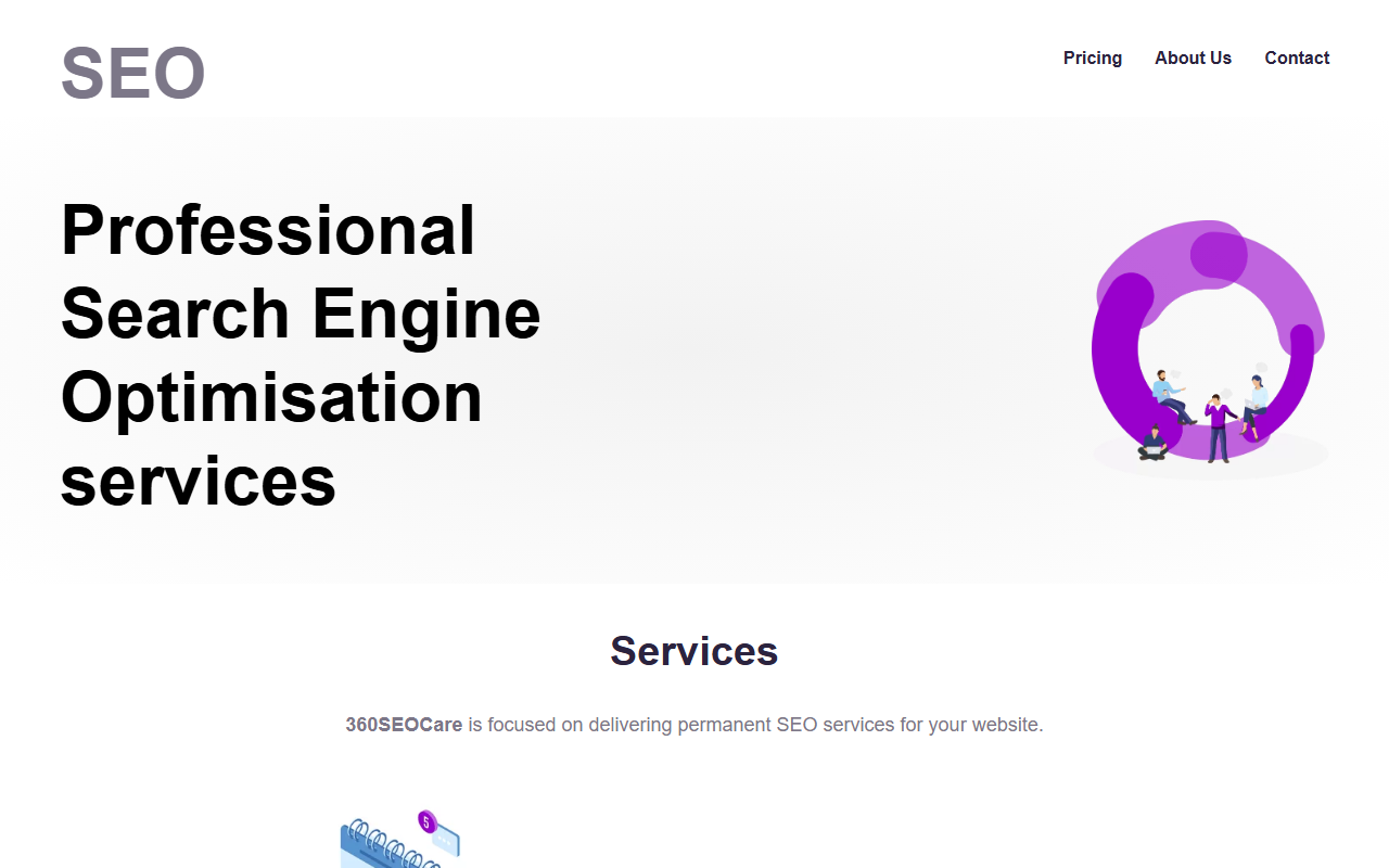 360seocare.com screenshot