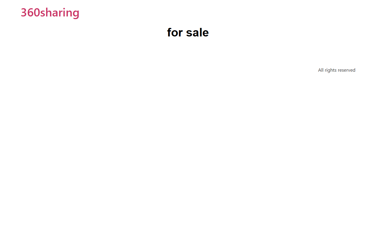 360sharing.com screenshot
