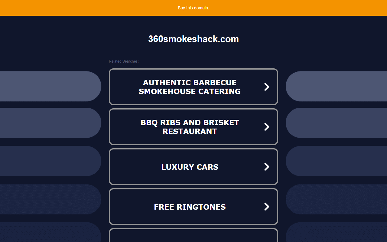 360smokeshack.com screenshot