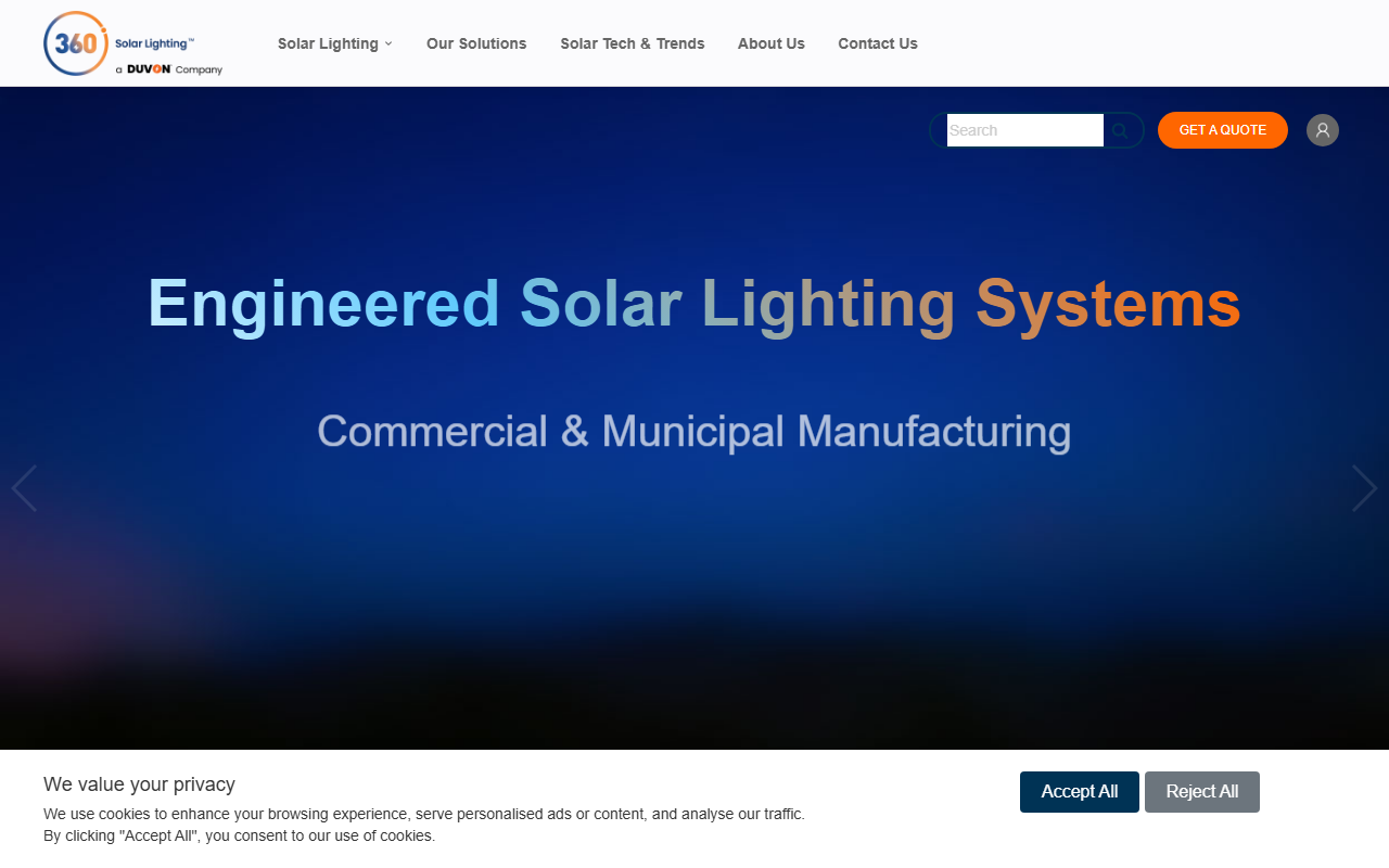 360solarlights.com screenshot