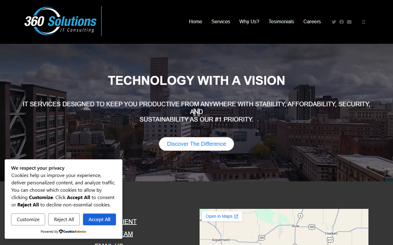 360solutionspdx.com screenshot