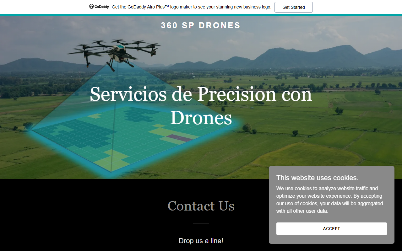 360spdrones.com screenshot