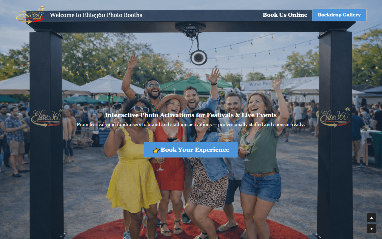 360spinboothdmv.com screenshot