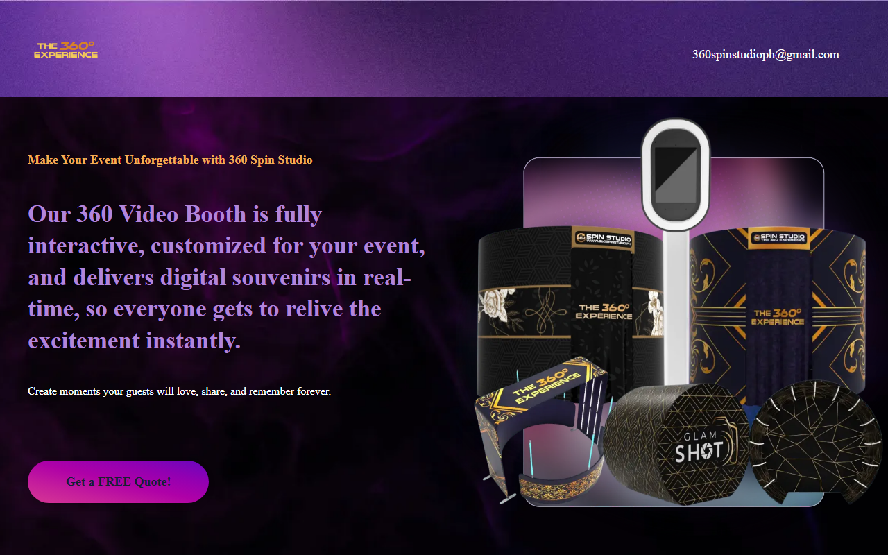 360spinstudio.com screenshot