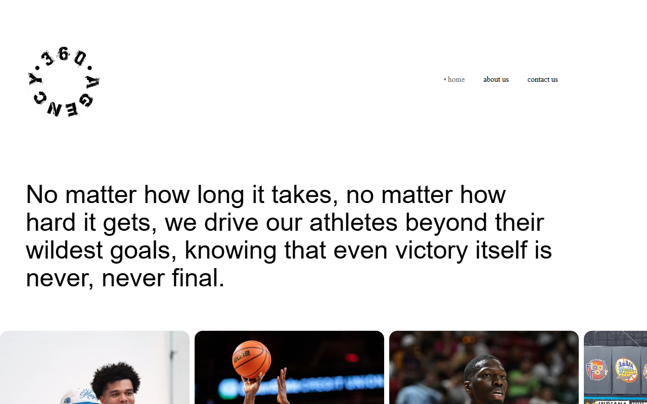 360sports-agency.com screenshot