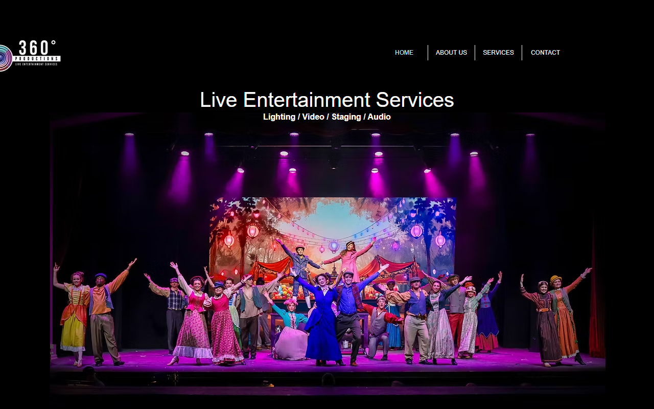 360stagedesign.com screenshot