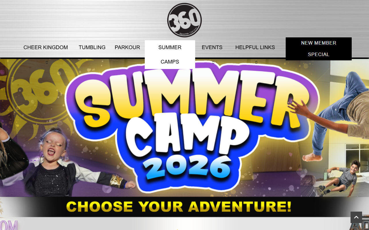 360summercamps.com screenshot