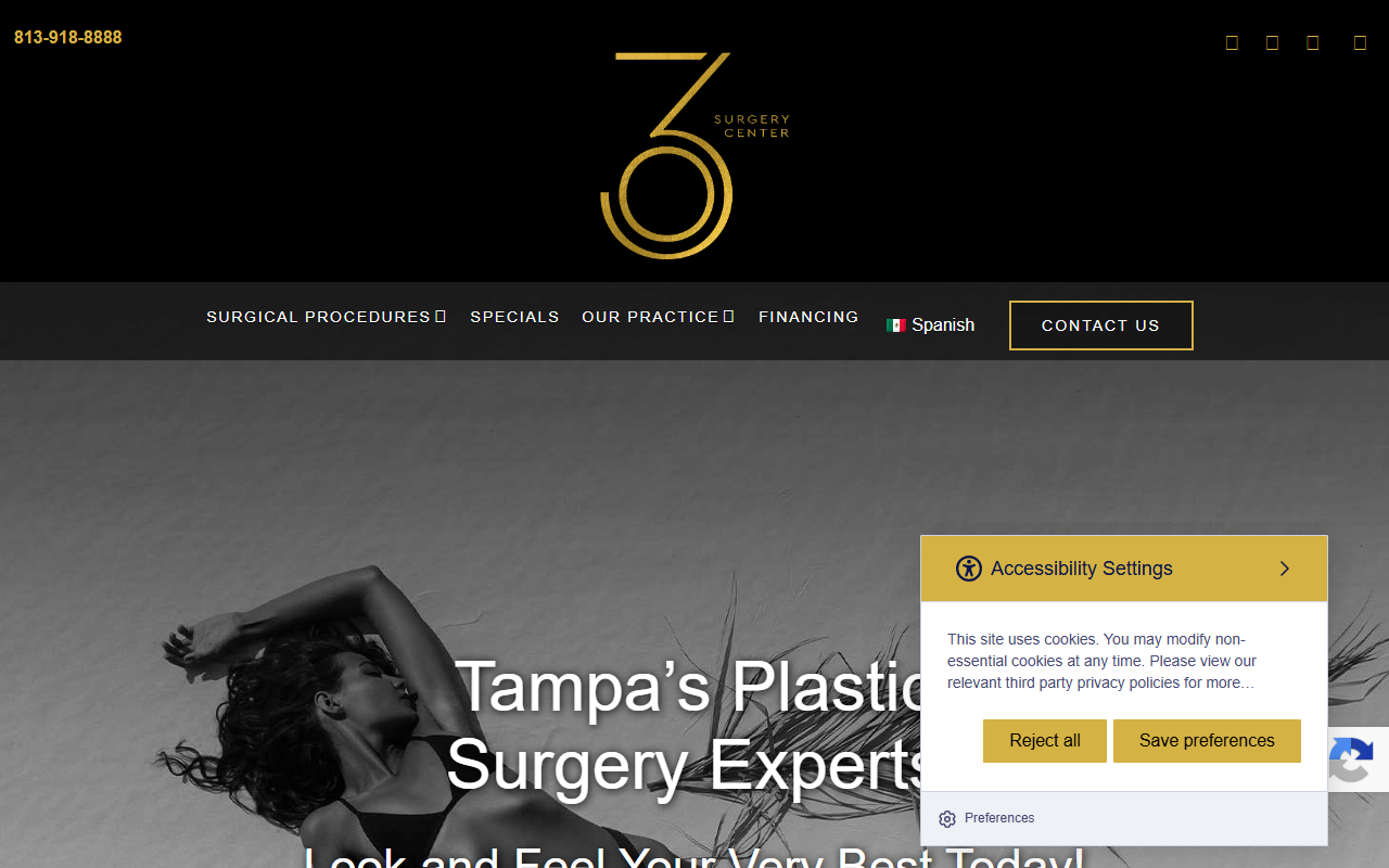 360surgerycenter.com screenshot