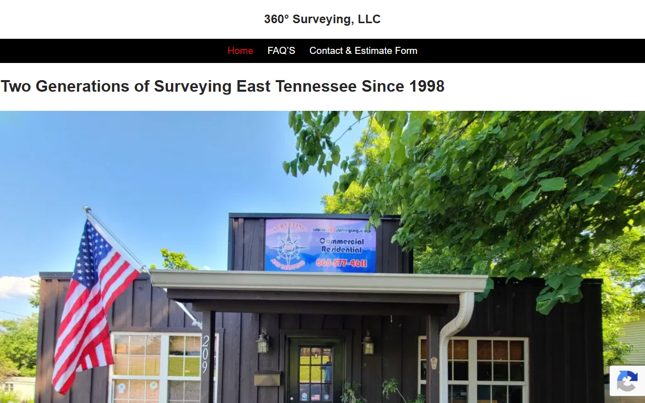 360surveying.com screenshot