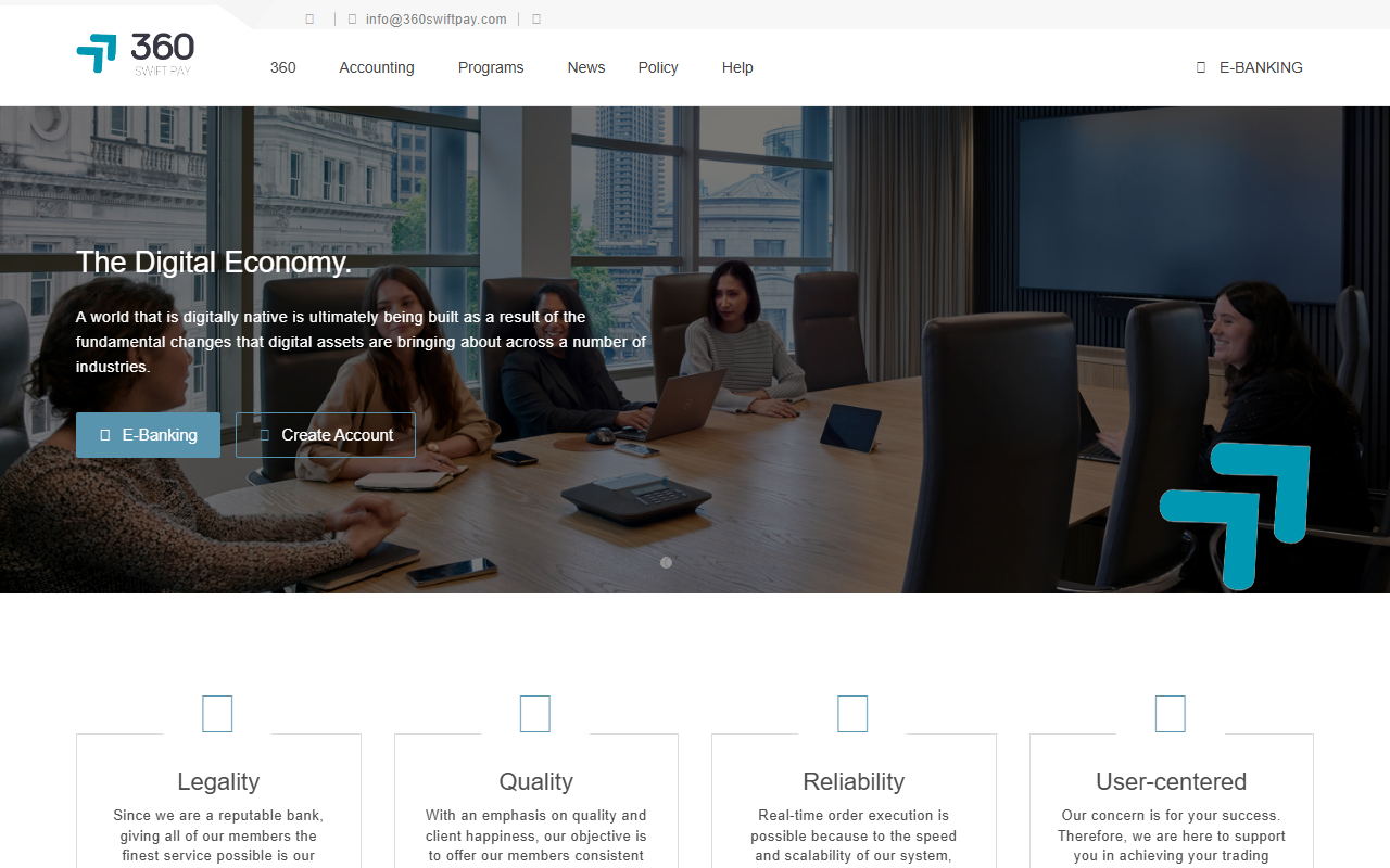360swiftpay.com screenshot