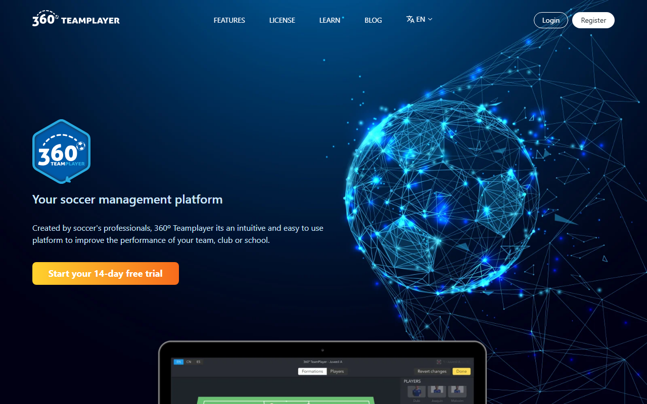 360teamplayer.com screenshot