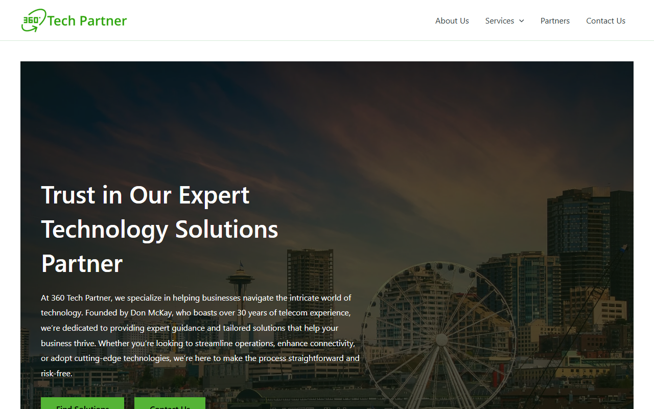 360techpartner.com screenshot