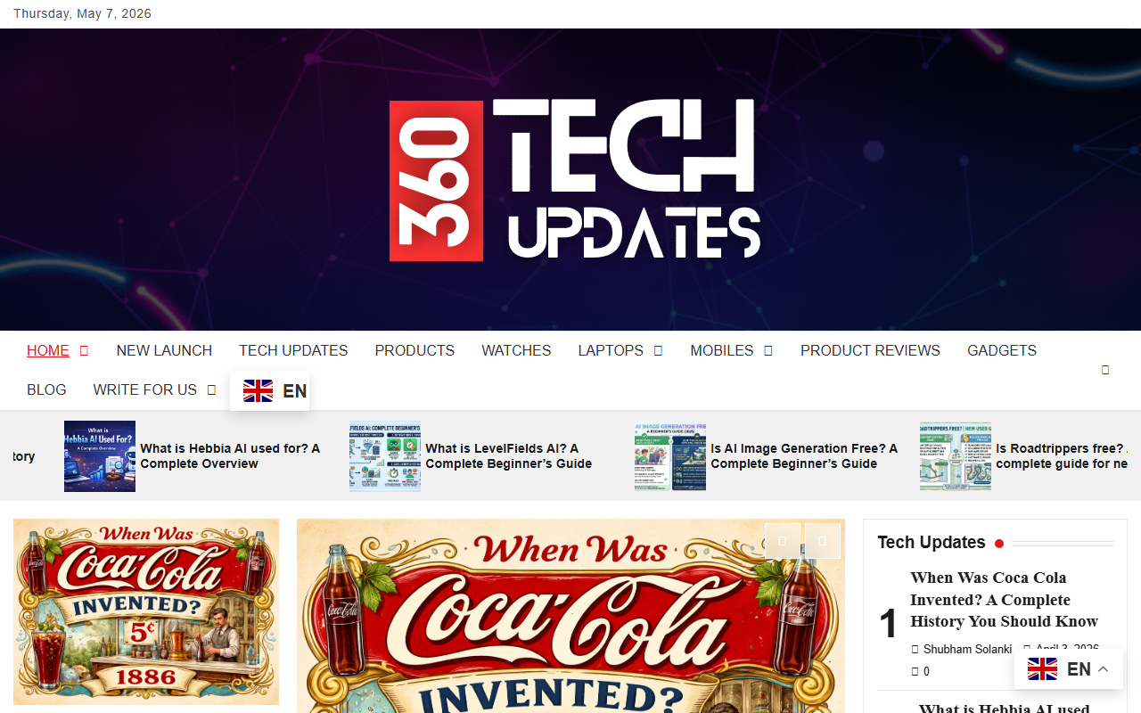 360techupdates.com screenshot