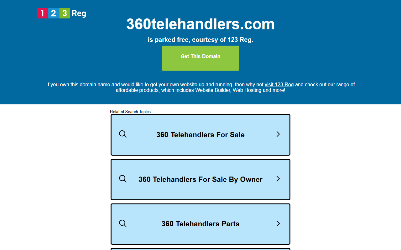 360telehandlers.com screenshot