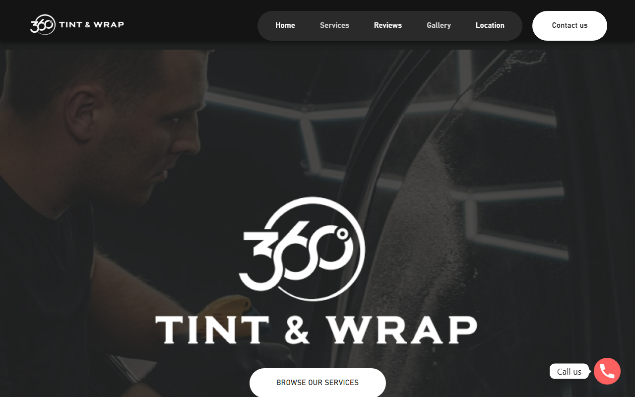 360tintwrap.com screenshot