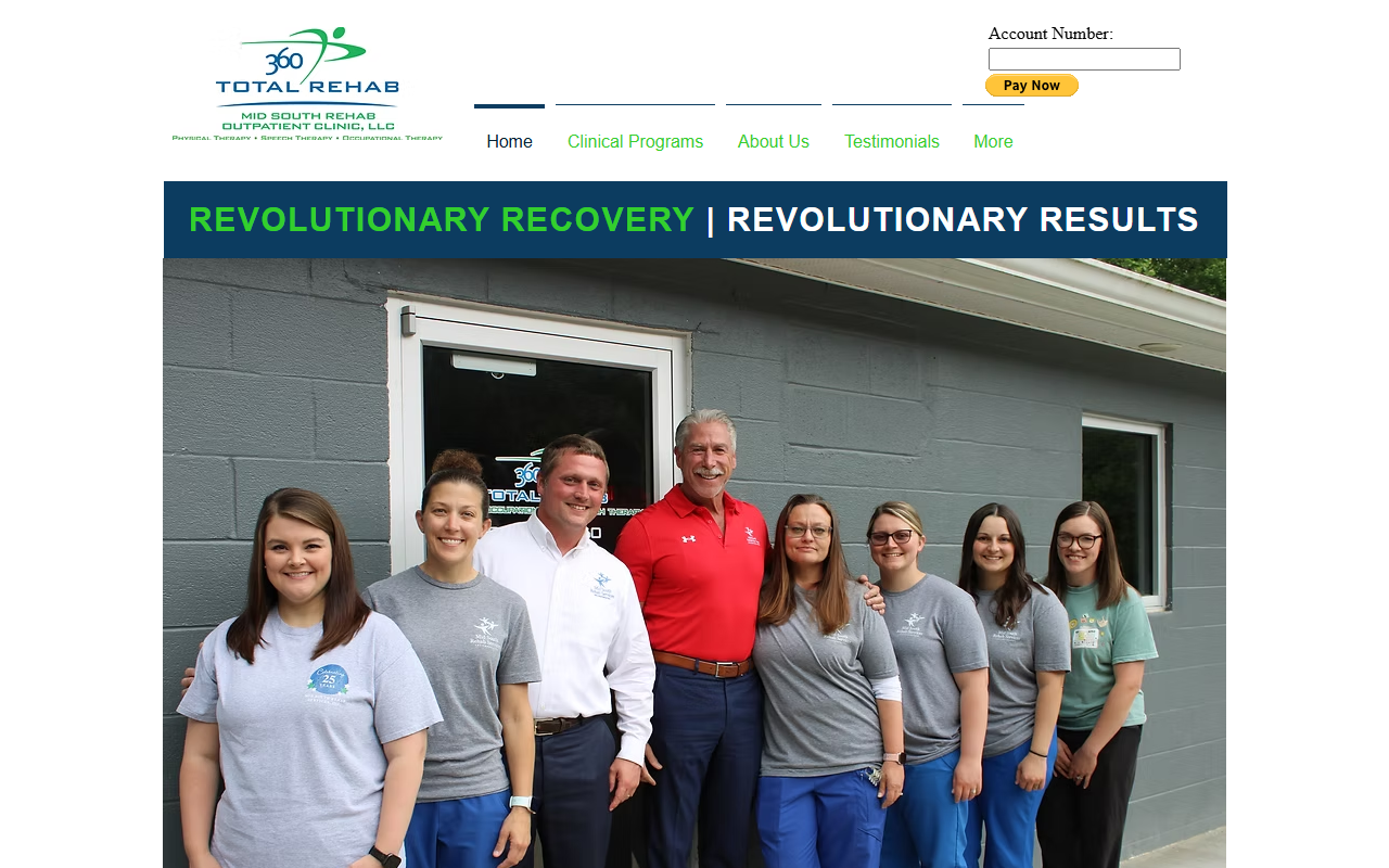 360totalrehab.com screenshot