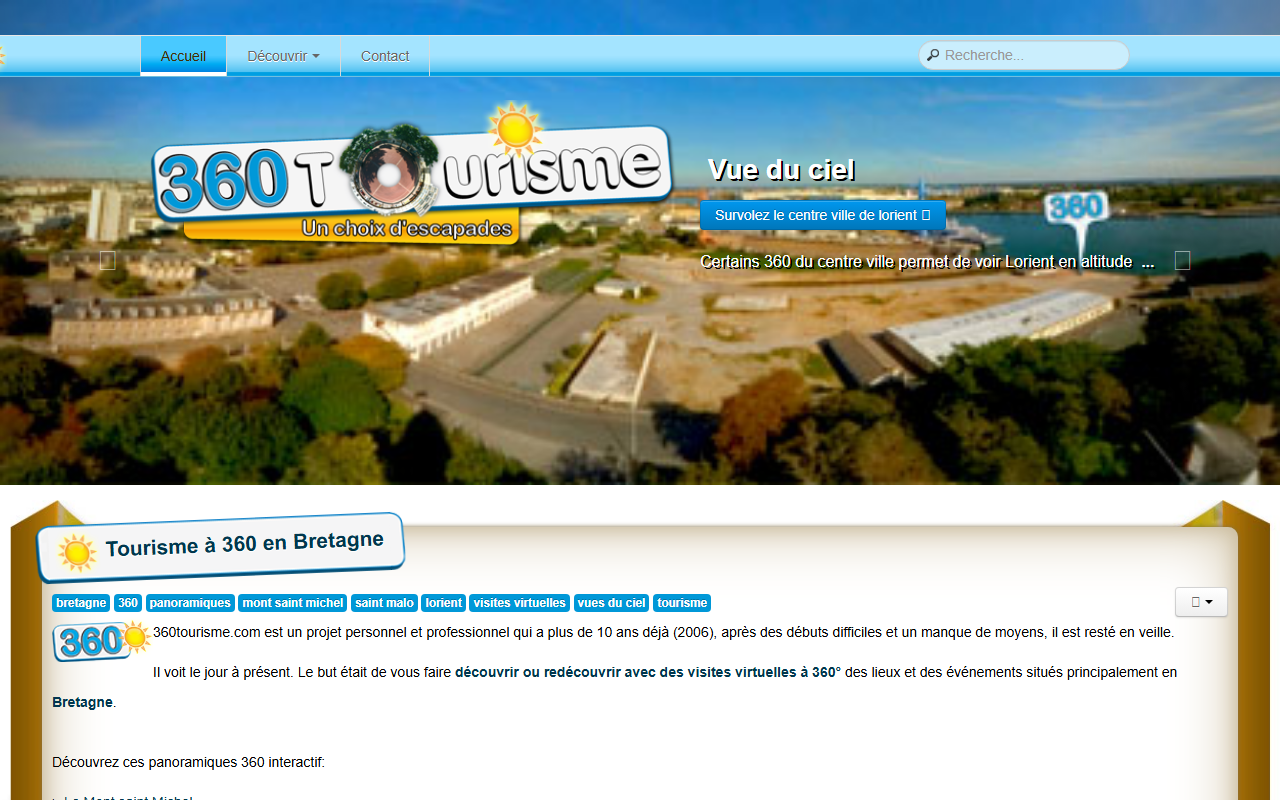 360tourisme.com screenshot