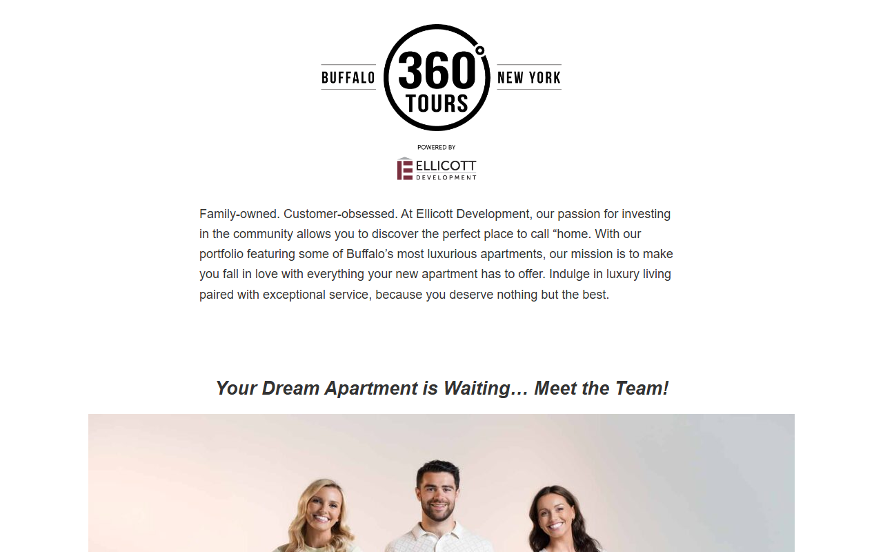 360toursbuffalo.com screenshot