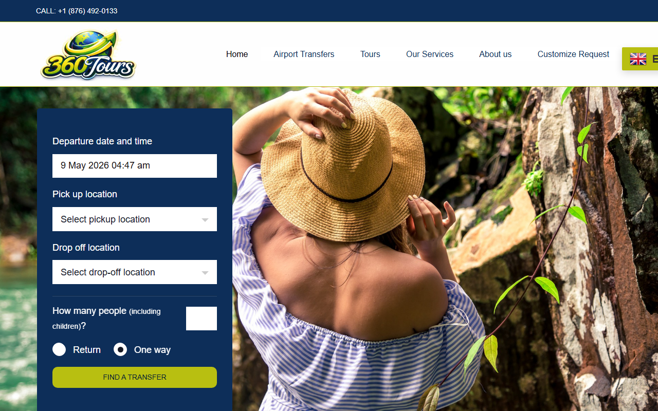 360toursjamaica.com screenshot