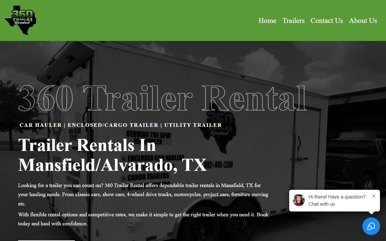 360trailerrental.com screenshot