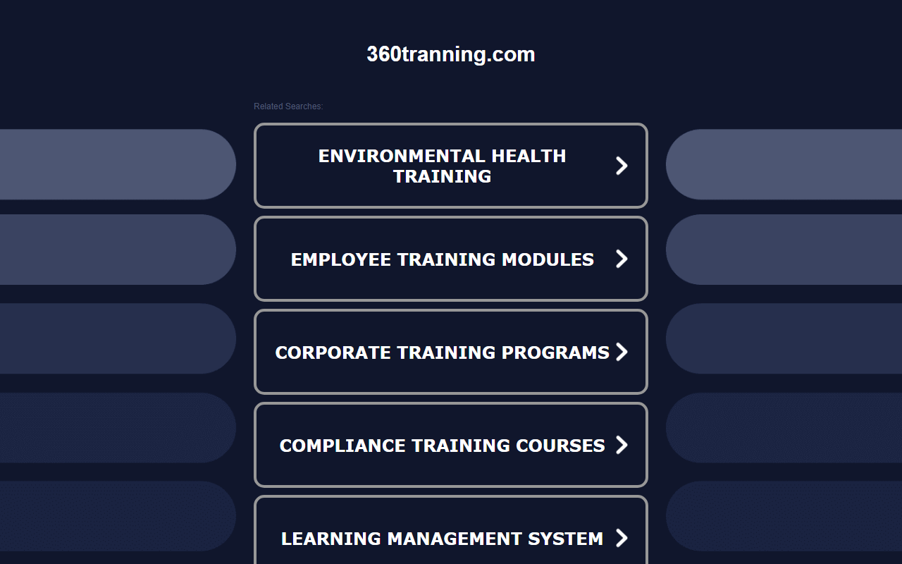 360tranning.com screenshot