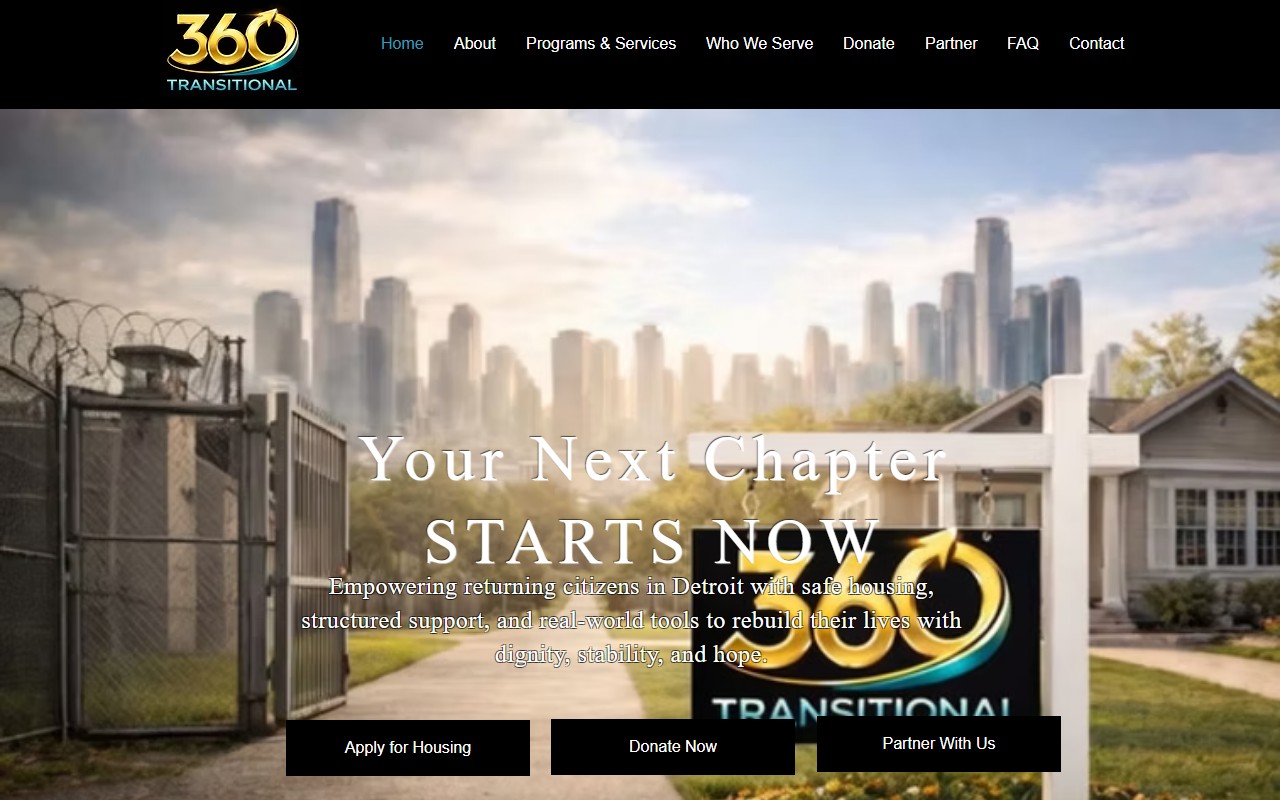 360transitional.com screenshot