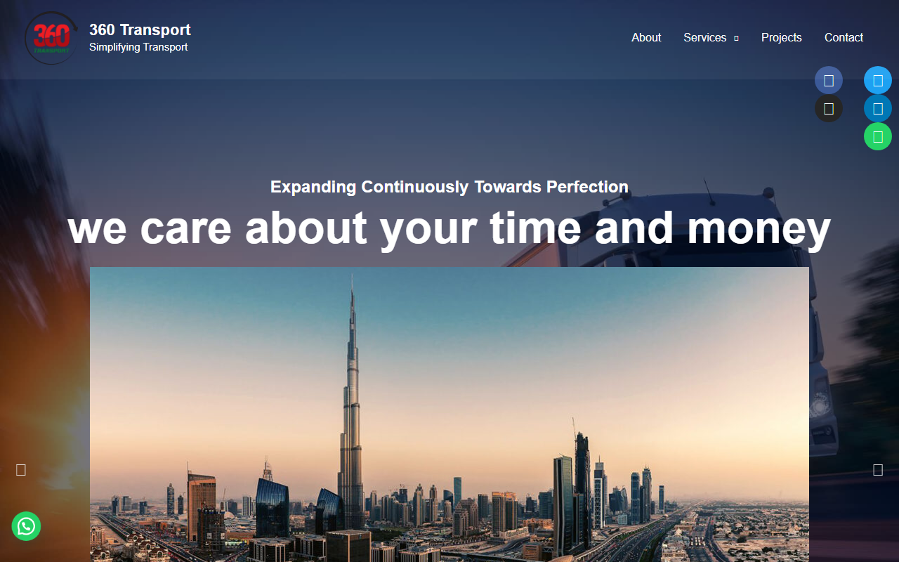 360transports.com screenshot