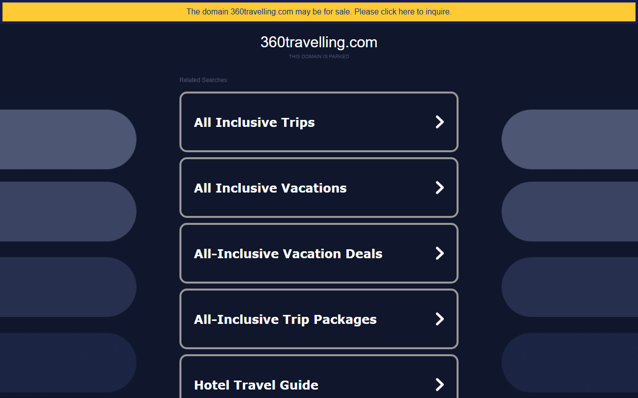 360travelling.com screenshot
