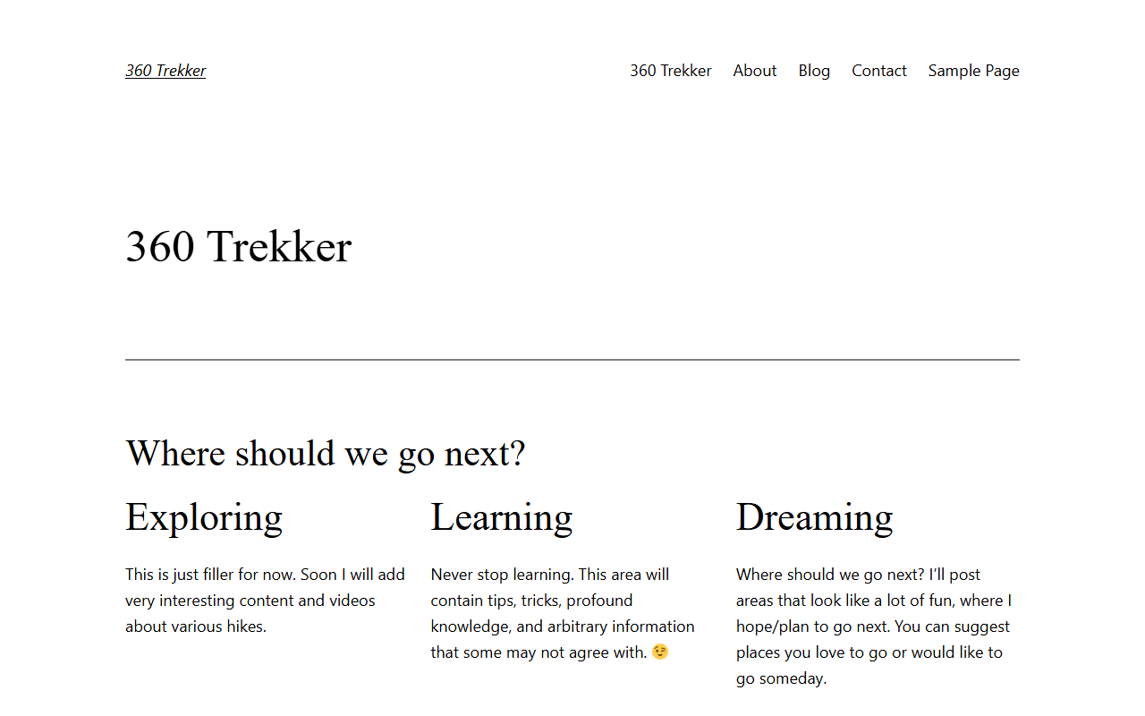 360trekker.com screenshot