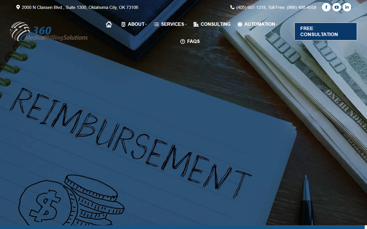360ucbilling.com screenshot
