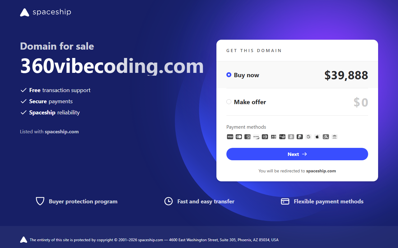360vibecoding.com screenshot