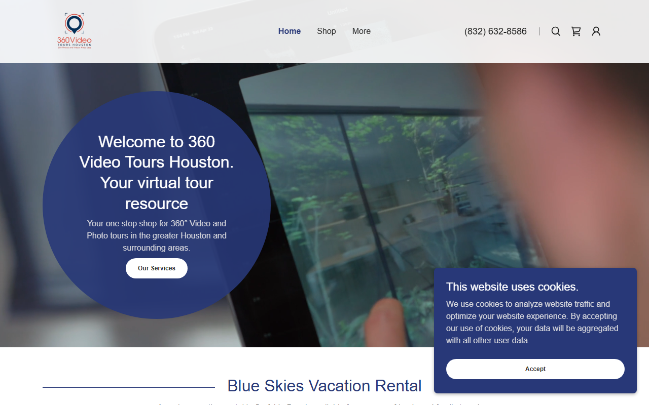 360videohouston.com screenshot