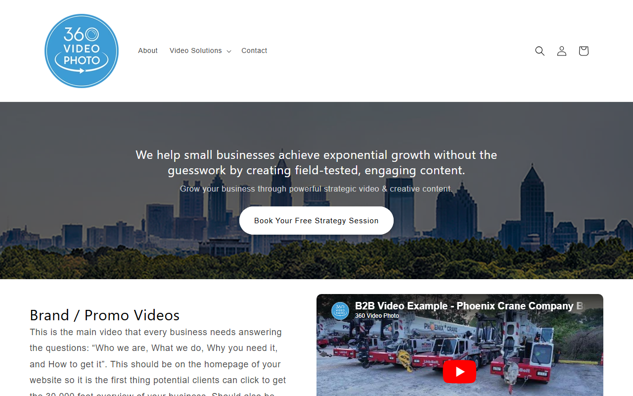 360videophoto.com screenshot