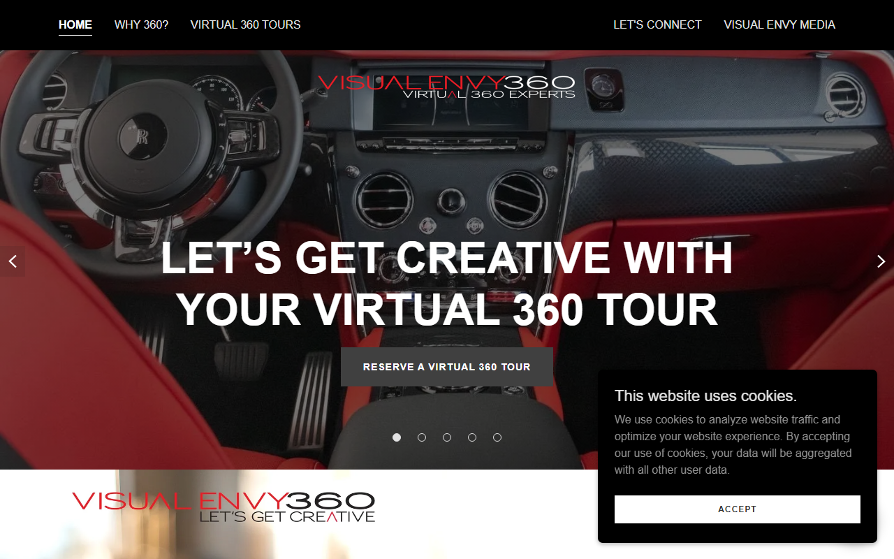 360visualenvy.com screenshot