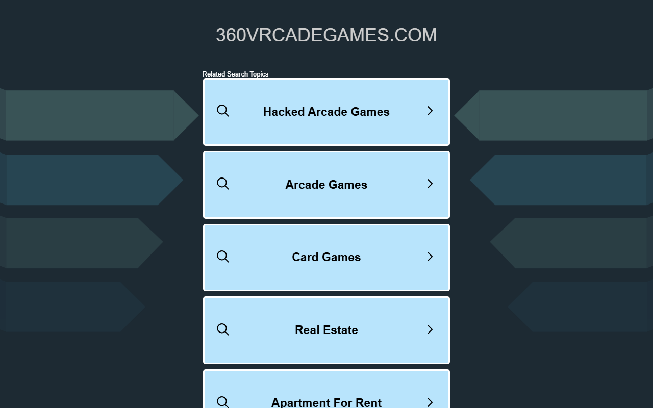 360vrcadegames.com screenshot