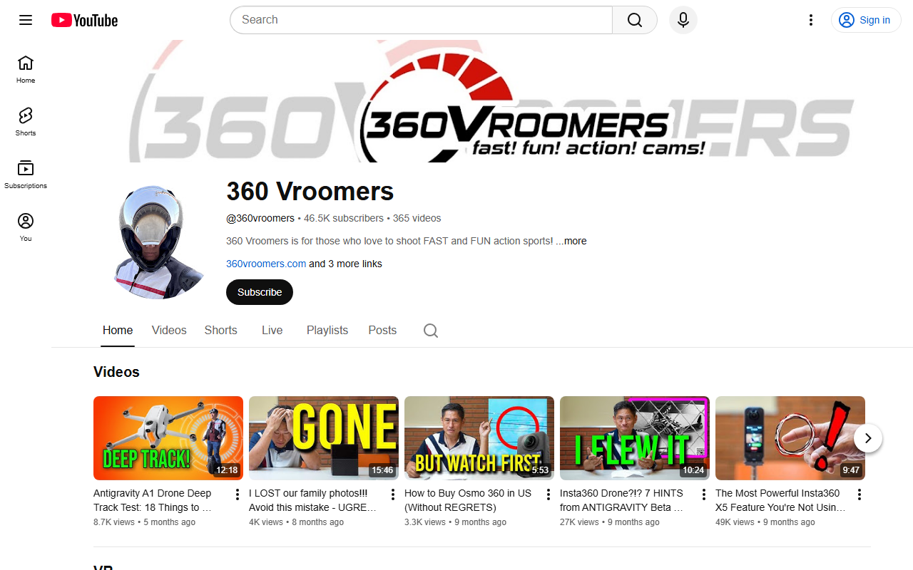 360vroomers.com screenshot