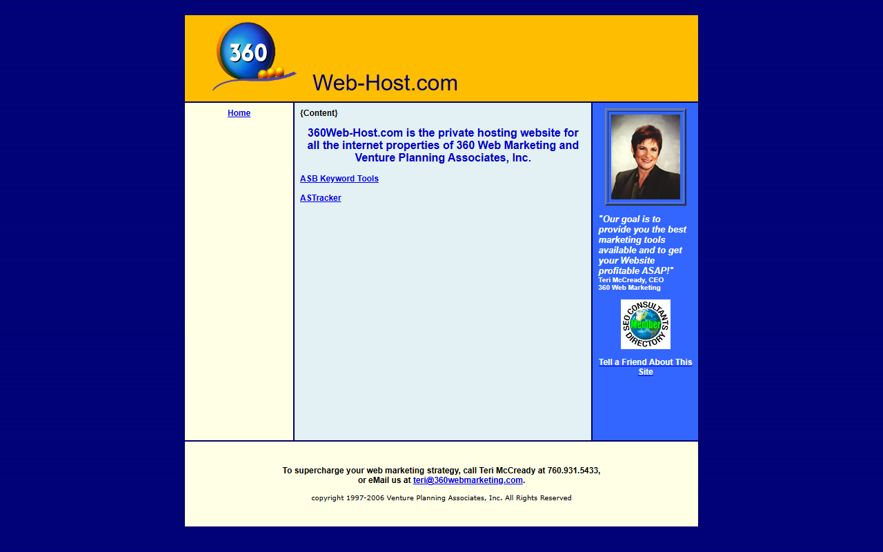 360web-host.com screenshot