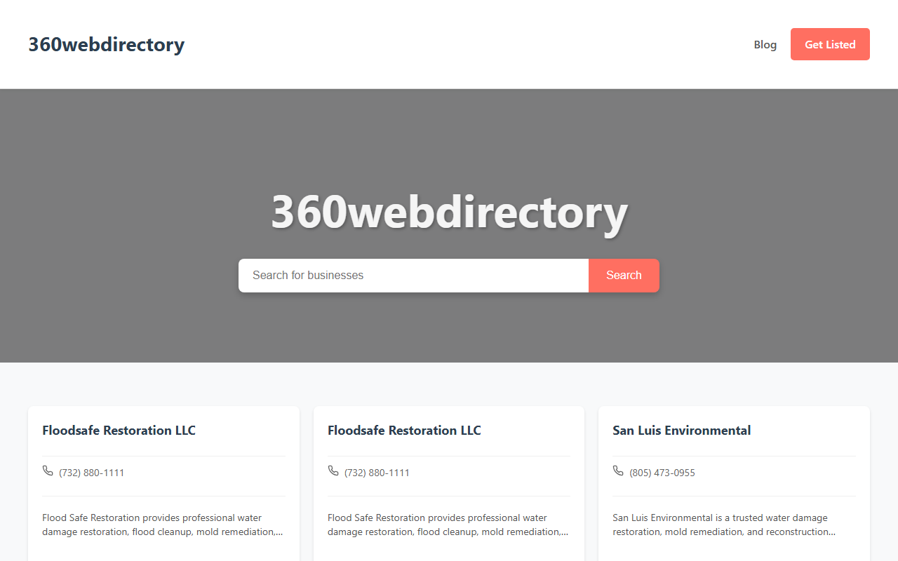 360webdirectory.com screenshot