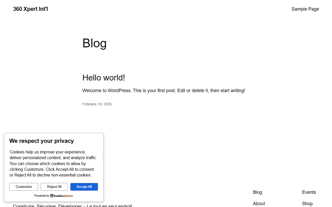 360xpertintl.com screenshot
