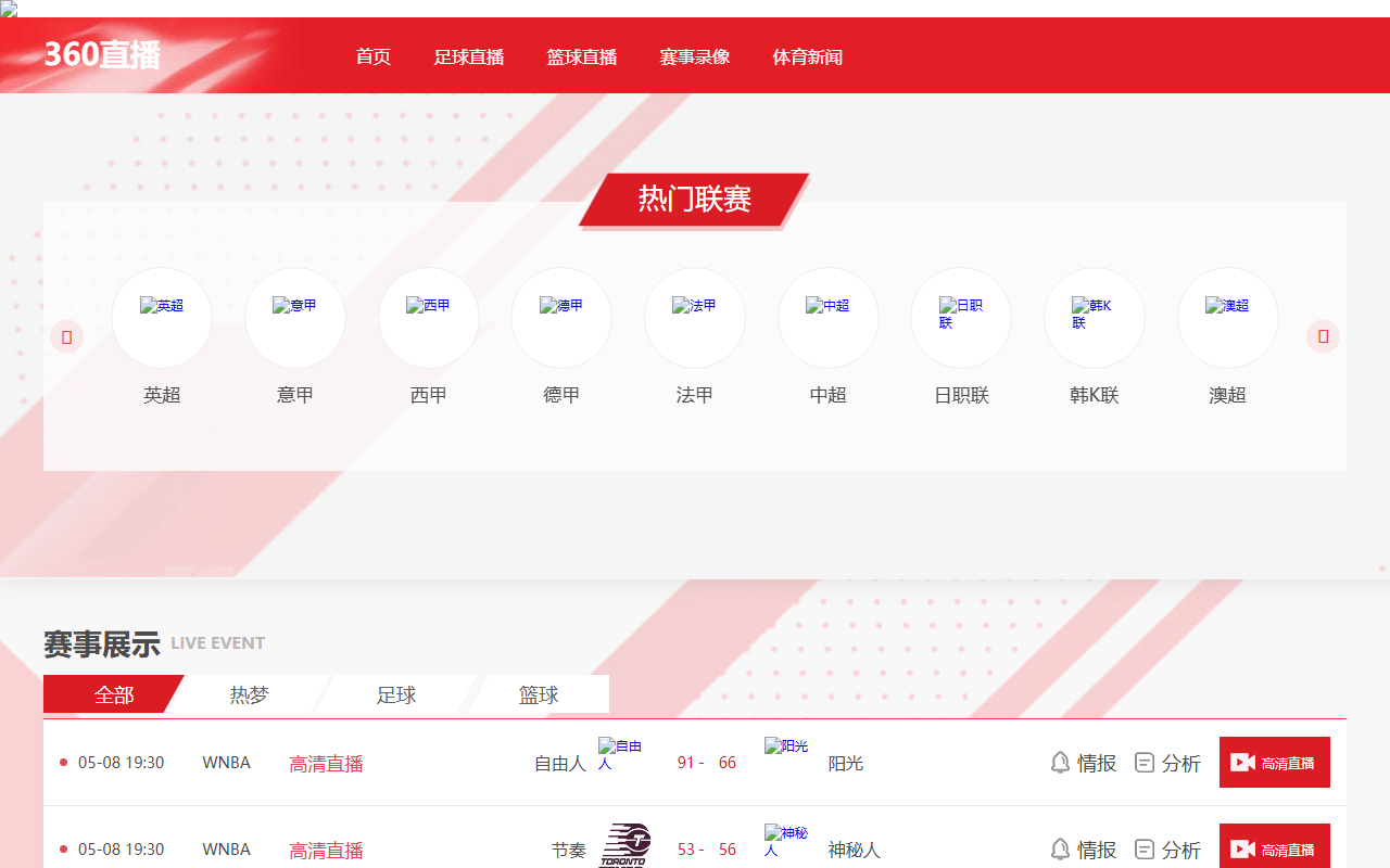 360zhibo-tv-cctv.com screenshot