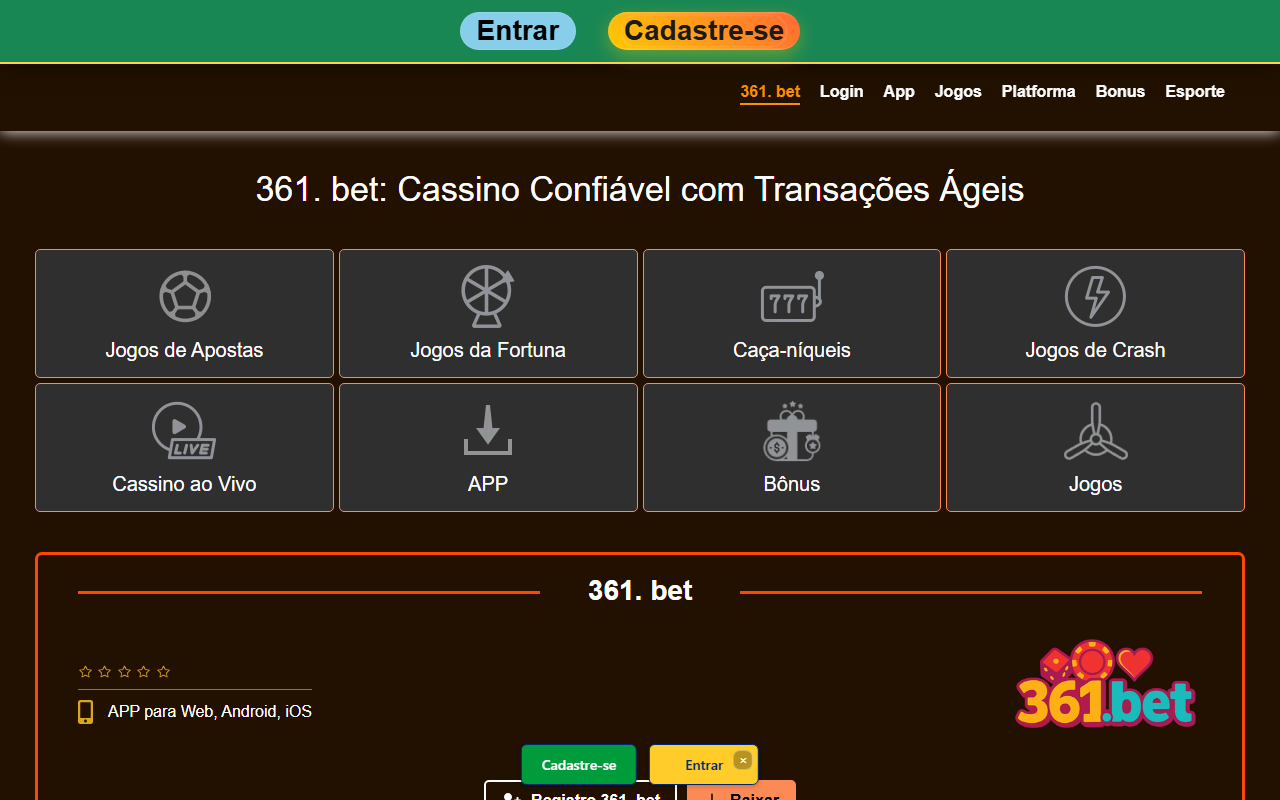 361bet-casino.com screenshot