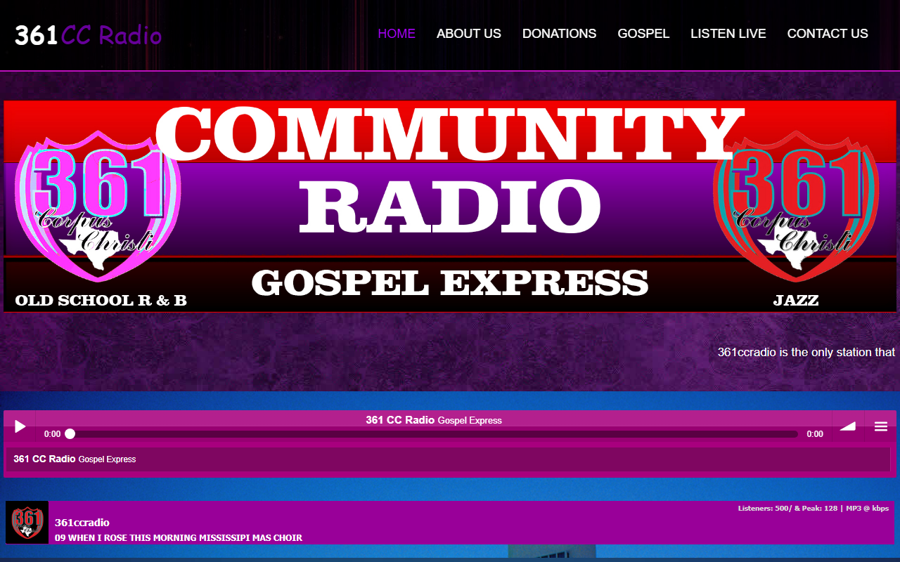 361ccradio.com screenshot