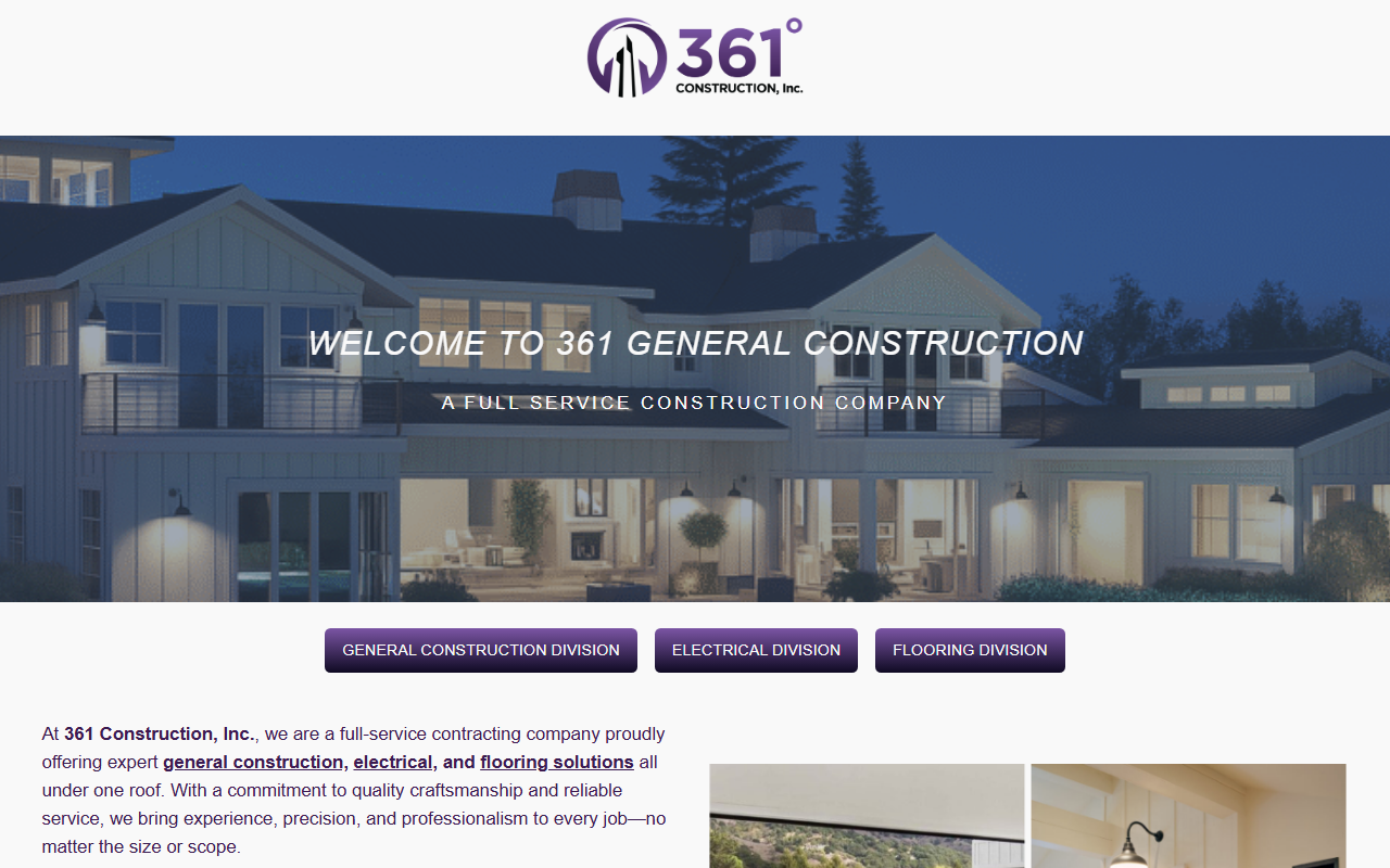 361construction.com screenshot