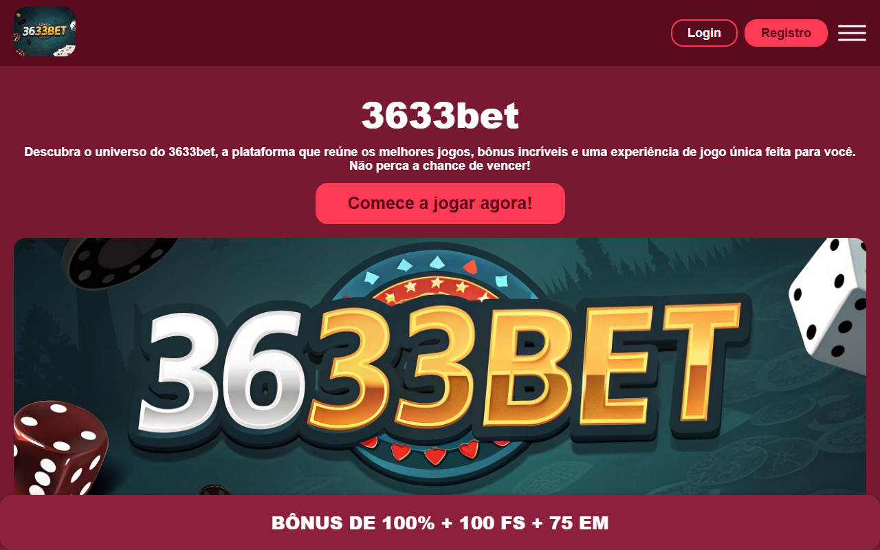 3633betlogin.com screenshot