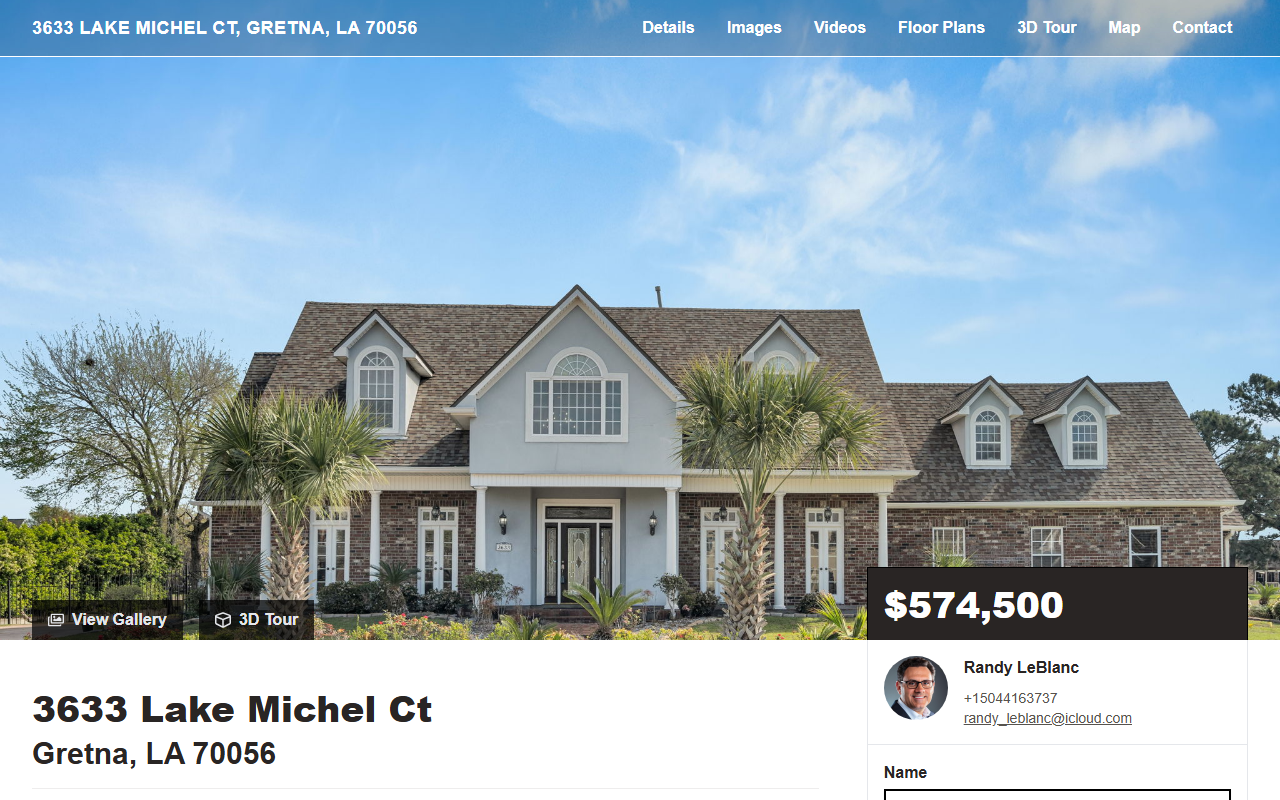 3633lakemichelct.com screenshot