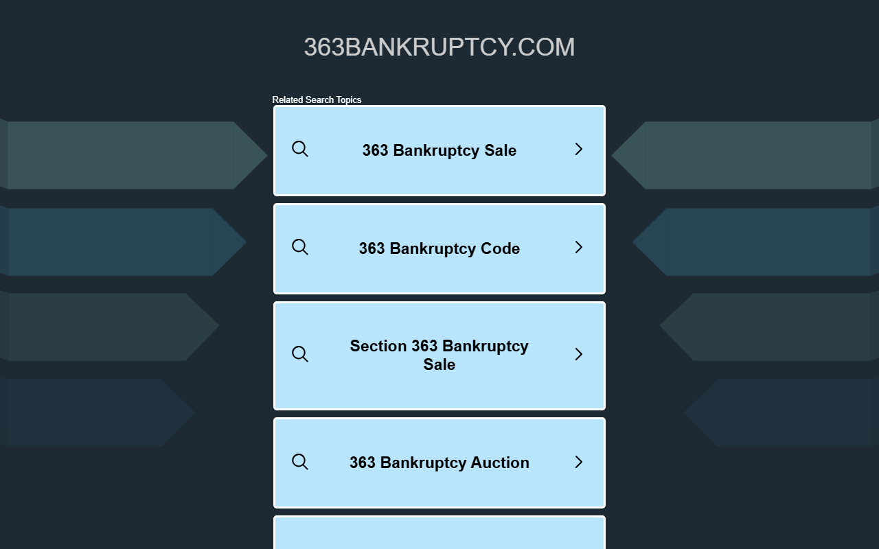 363bankruptcy.com screenshot